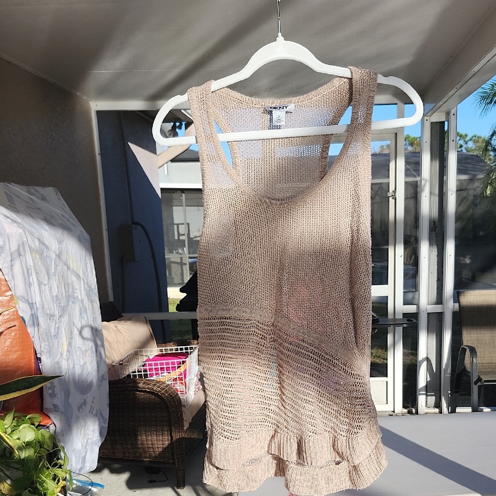 H&M Light Brown Knit Tank Top